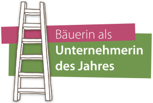 Logo und Schriftzug "Bäuerin als Unternehmerin des Jahres"