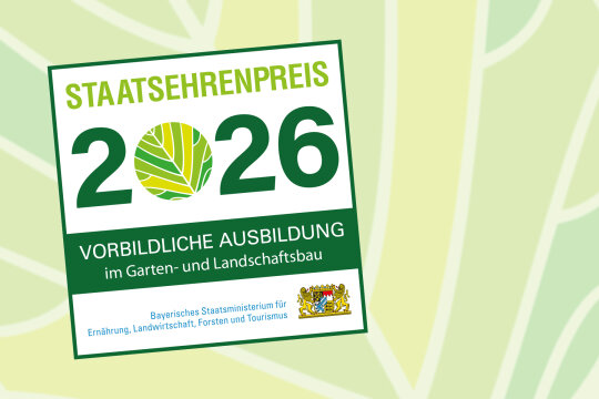 Logo Staatsehrenpreis Garten- und Landschaftsbau