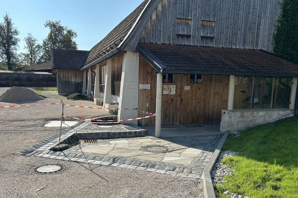 Barrierefreier Umbau des Eingangsbereiches