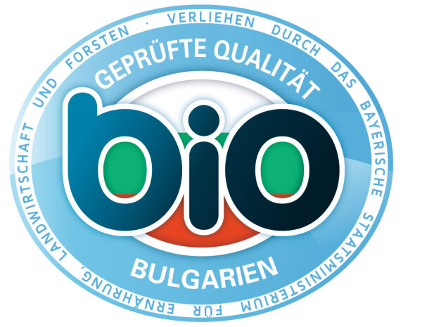 Geprüfte Bio-Qualität – Bulgarien (verliehen durch das Bayerische Staatsministerium für Ernährung, Landwirtschaft und Forsten)
