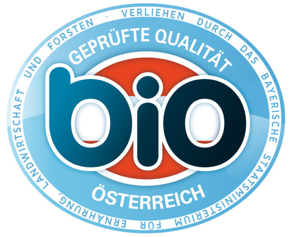 Geprüfte Bio-Qualität – Österreich (verliehen durch das Bayerische Staatsministerium für Ernährung, Landwirtschaft und Forsten)