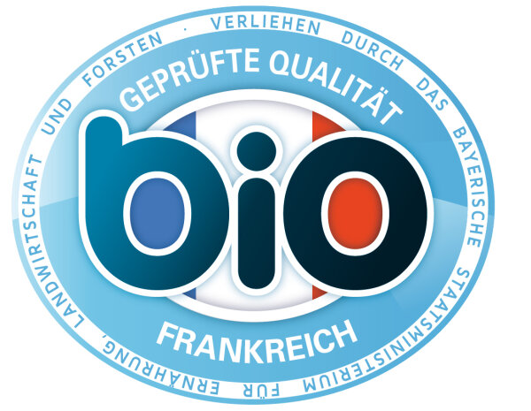 Geprüfte Bio-Qualität – Frankreich (verliehen durch das Bayerische Staatsministerium für Ernährung, Landwirtschaft und Forsten)