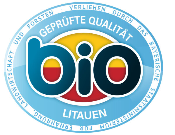Geprüfte Bio-Qualität – Litauen (verliehen durch das Bayerische Staatsministerium für Ernährung, Landwirtschaft und Forsten)