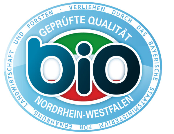 Geprüfte Bio-Qualität – Nordrhein-Westfalen (verliehen durch das Bayerische Staatsministerium für Ernährung, Landwirtschaft und Forsten)