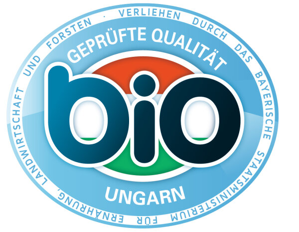 Geprüfte Bio-Qualität – Ungarn (verliehen durch das Bayerische Staatsministerium für Ernährung, Landwirtschaft und Forsten)