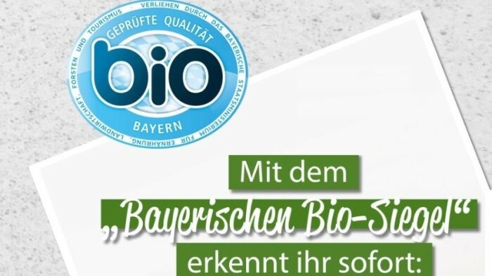 Mit dem Bayerischen Bio-Siegel erkennt ihr sofort